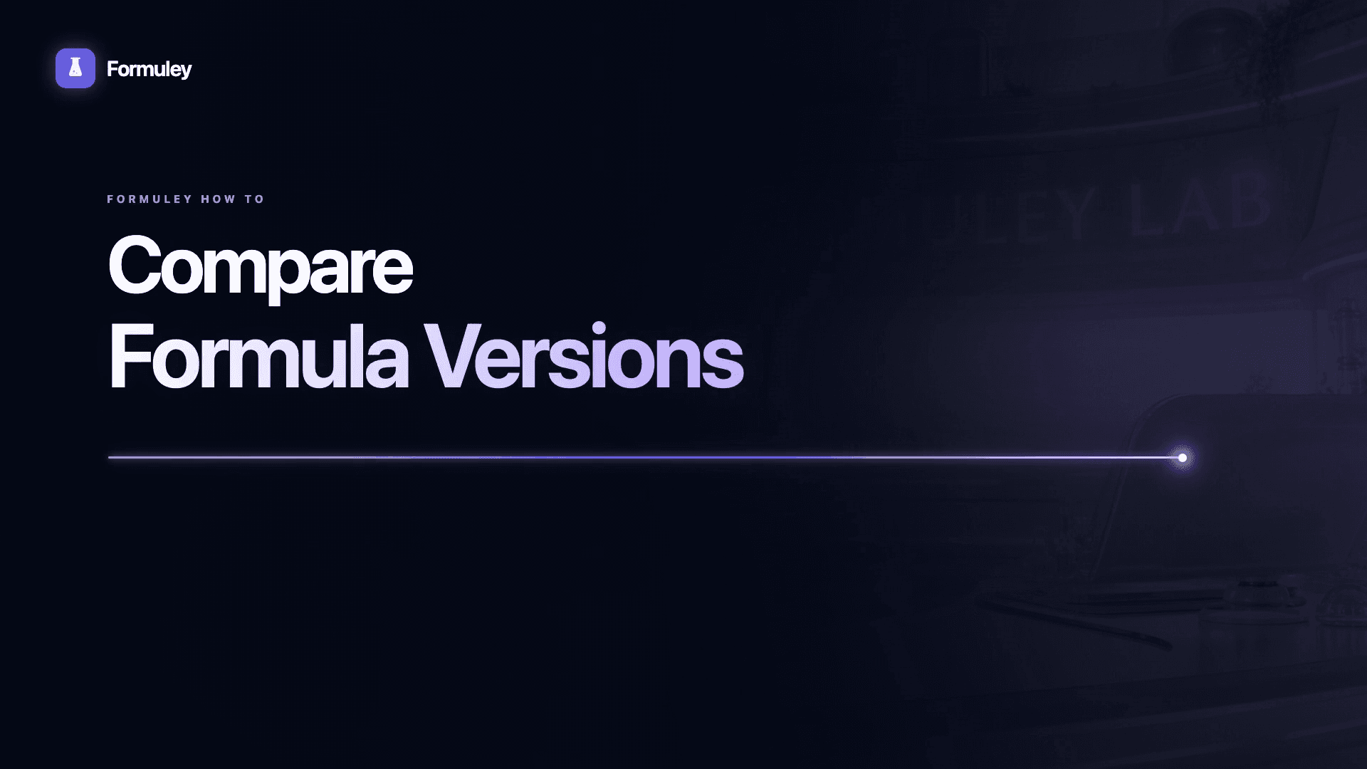 Formuley formula version comparison video title screen