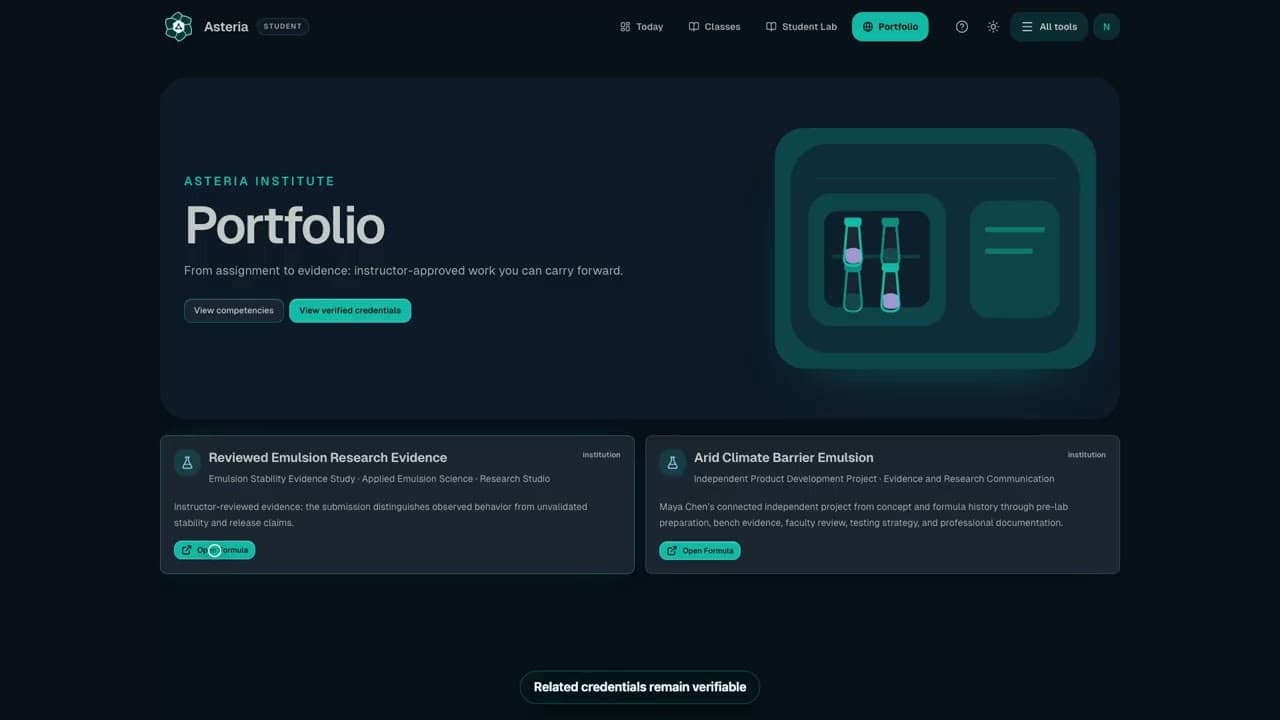 Formuley Edu approved student portfolio tutorial preview
