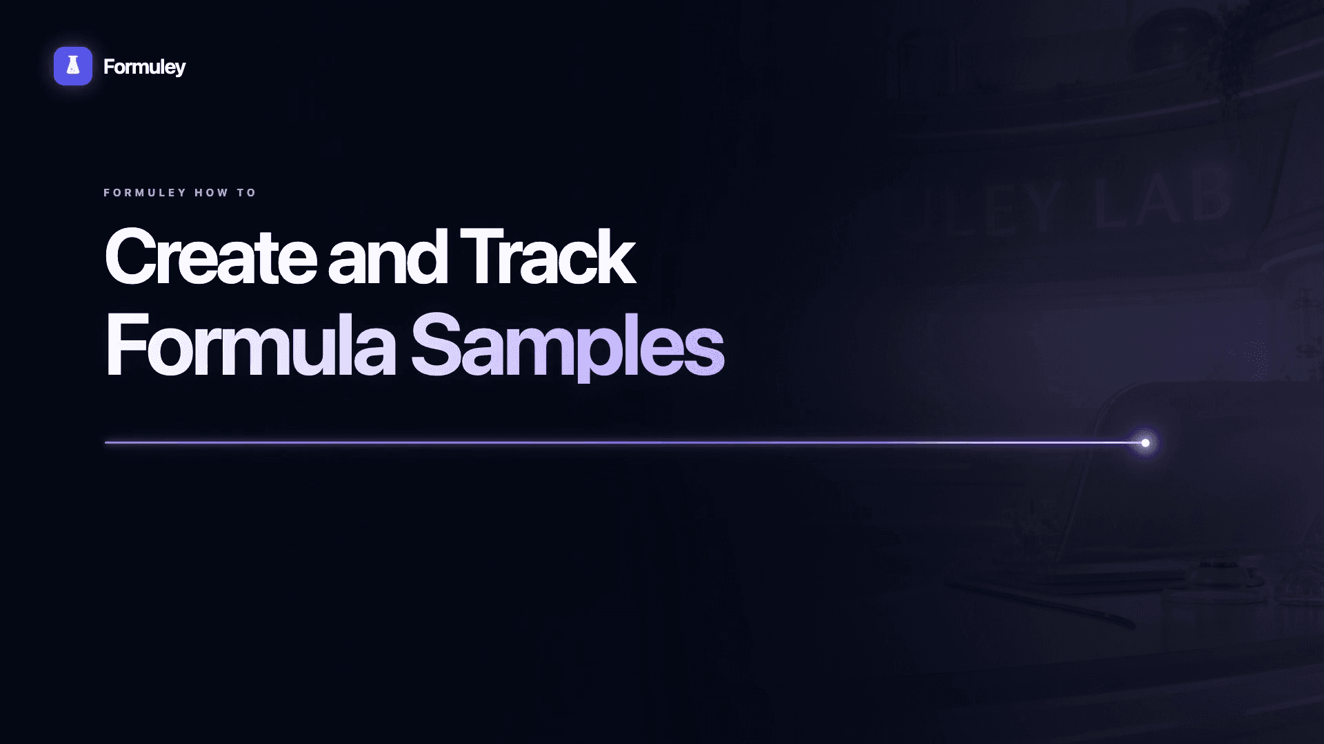 Formuley formula sample tracking video title screen